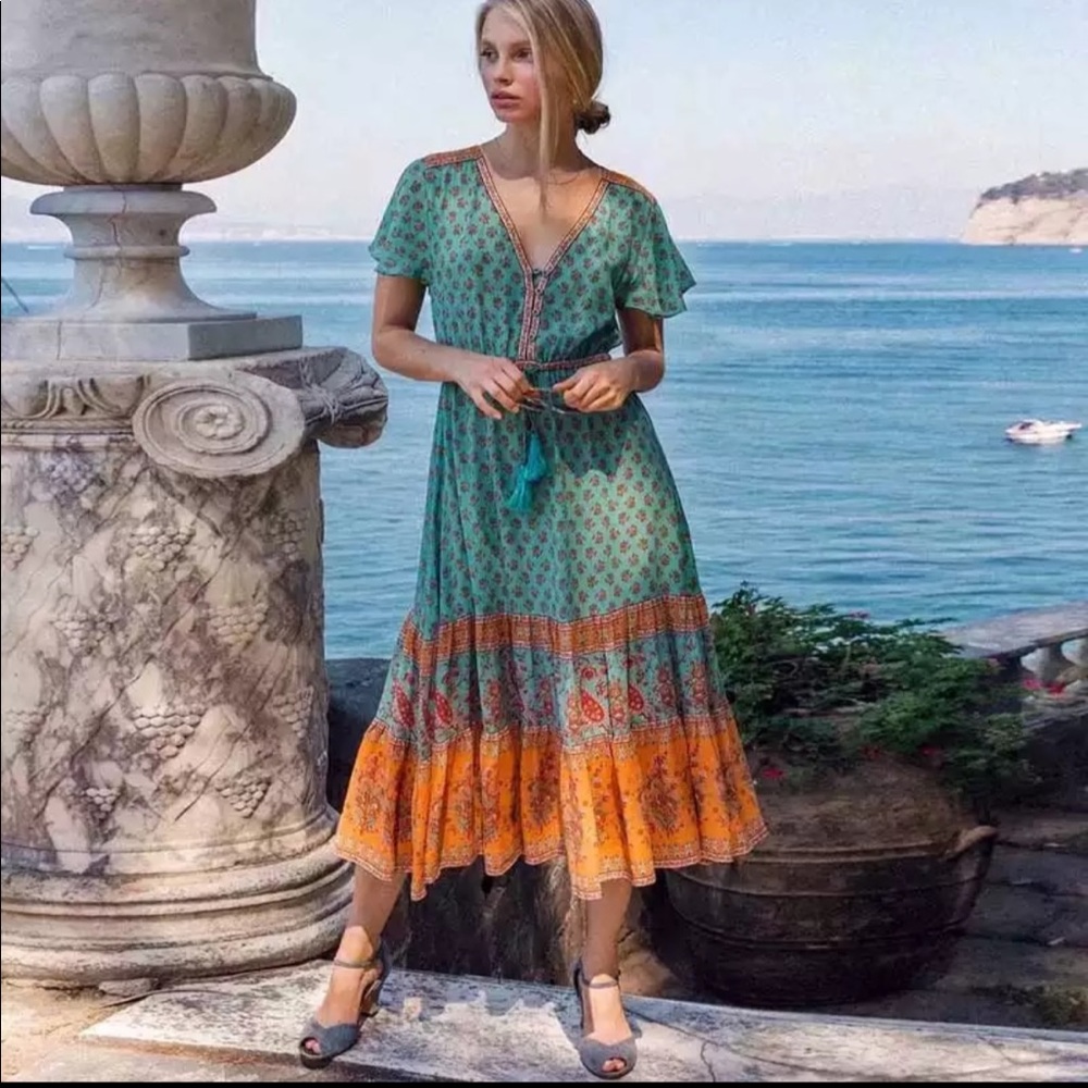 Anelia Boho Maxi Dress - Picture 1 of 6